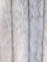 Gray Cross Mink Jacket -Medium