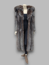 Silver Fox Coat -Medium