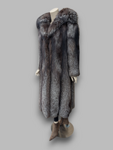 Silver Fox Coat -Medium