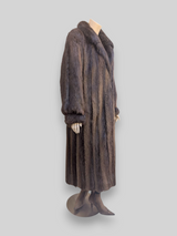 Long Hair Beaver Coat -Medium
