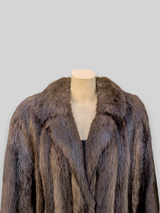 Long Hair Beaver Coat -Medium
