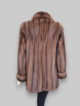 Vintage Wild Type Female Mink Jacket -Large