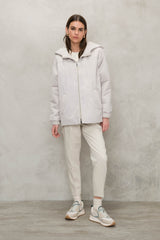 "Suprema" Senape Merino Shearling Jacket w/ Reversible Raincoat - Size 42