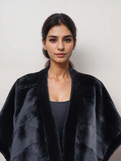 Natural Blackglama Mink Stole -XL
