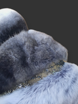 Natural Chinchilla Cape -Small/Medium