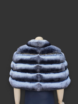 Natural Chinchilla Cape -Small/Medium