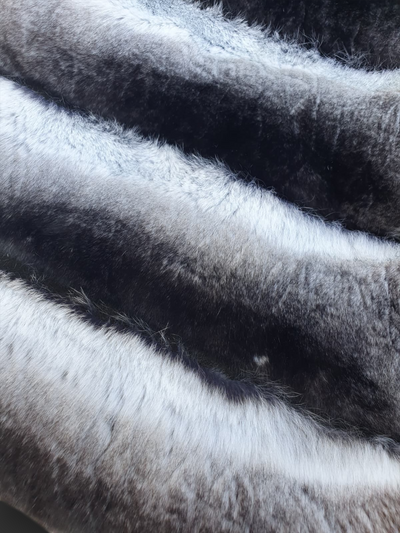 Natural Chinchilla Cape -Small/Medium