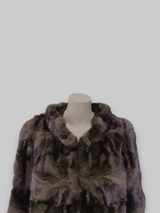 Natural Russian Sable Sections Bolero Jacket -Small