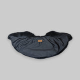 Black Cross Mink & Black Fox Cape -One Size