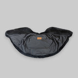 Black Mink & Black Fox Cape -One Size
