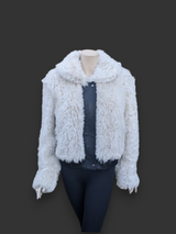 Parchment Toscana Woven Jacket -Medium