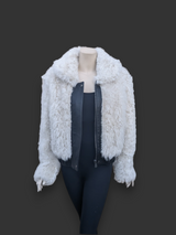 Parchment Toscana Woven Jacket -Medium