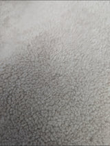 Black Beige Nappa Shearling Jacket -Small