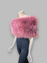 Pink Fox Snood -One Size