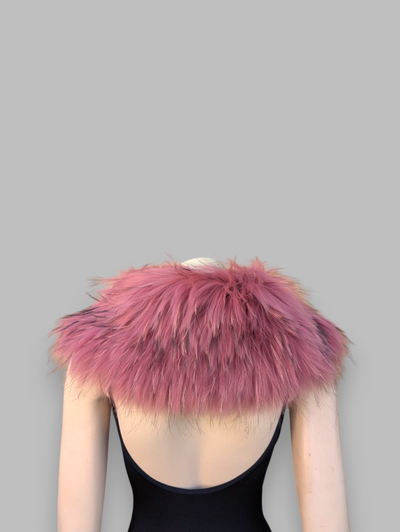 Pink Fox Snood -One Size