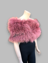 Pink Fox Snood -One Size