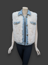 Denim Lamb Vest -Small