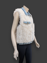 Denim Lamb Vest -Small