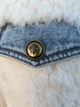 Denim Lamb Vest -Medium