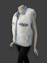 Denim Lamb Vest -Medium
