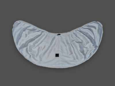 White Mink Stole -One Size