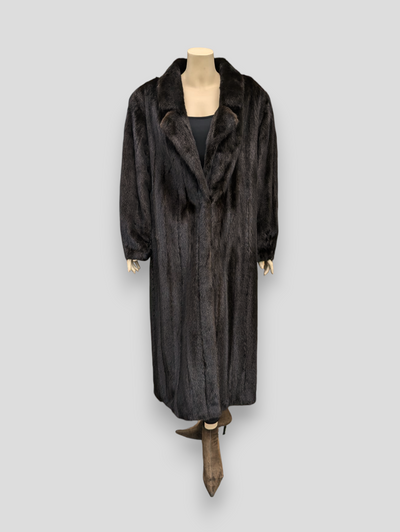 Dark Mink Coat -XL