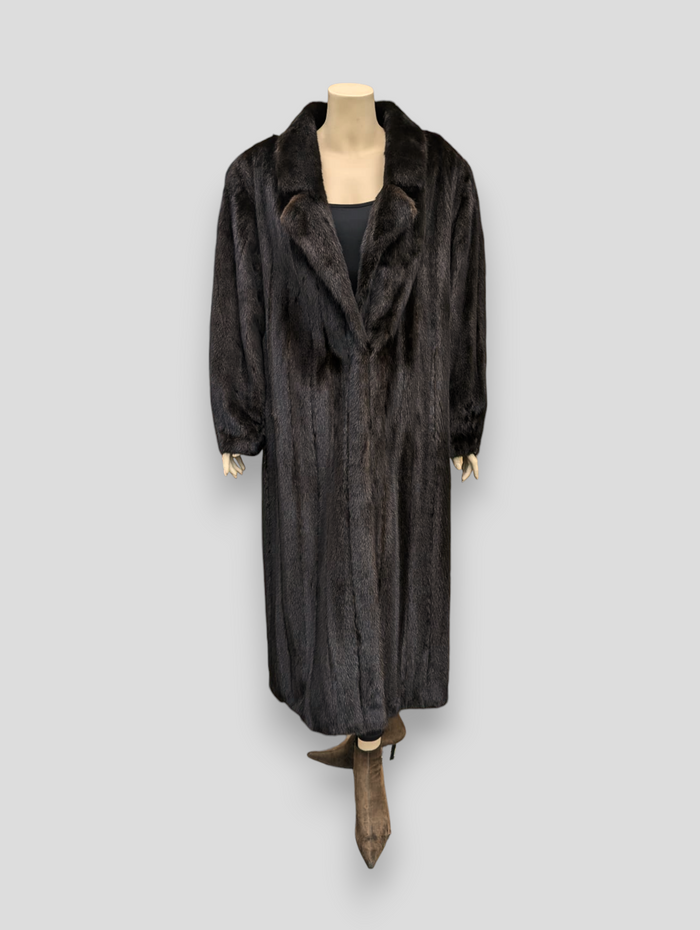 Dark Mink Coat -XL