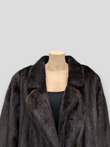 Dark Mink Coat -XL