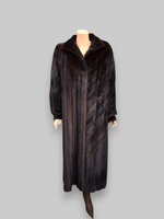 Vintage Mahogany Mink Coat -X Large