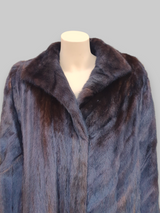 Vintage Mahogany Mink Coat -X Large