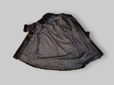 Vintage Dark Mink Coat -X Large