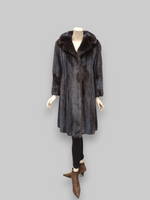 Vintage Dark Brown Mink Coat -Small/Medium