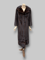 Dark Mink Coat -Large
