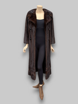 Dark Mink Coat -Large