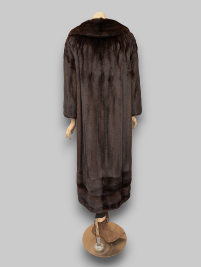 Dark Mink Coat -Large