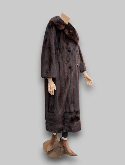 Dark Mink Coat -Large