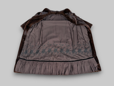 Dark Mink Coat -Large