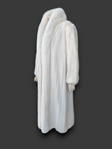 Blush Mink w/ Fox Trim Coat -Extra Large