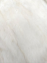 Ermine & Fringe Mink Trim Stole -One Size