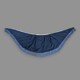 Ermine & Fringe Mink Trim Stole -One Size