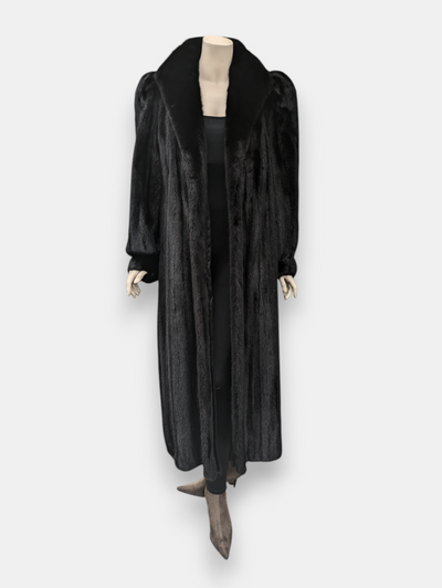 Dark Mink Coat -Large