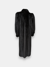 Dark Mink Coat -Large