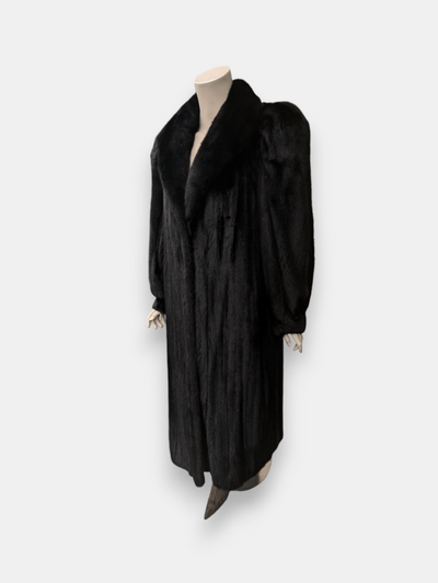 Dark Mink Coat -Large