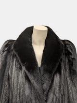 Dark Mink Coat -Large