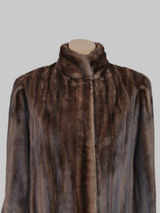 Vintage Lunaraine Brown Mink Coat -Medium