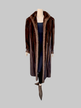 Vintage Lunaraine Brown Mink Coat -Medium