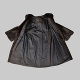 Vintage Dark Brown Mink Coat -Medium