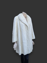 White Ermine Coat -Large