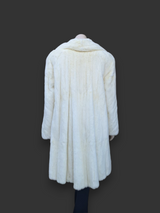 White Ermine Coat -Large