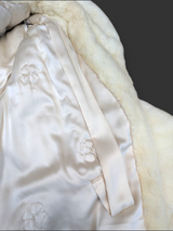 White Ermine Coat -Large